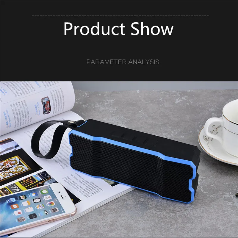 2 Portable Wireless Stereo Bluetooth Speaker Mic TF Card Handsfree Outdoor Sport Bicycle Wireless Bluetooth Speaker for Xiaomi&ios