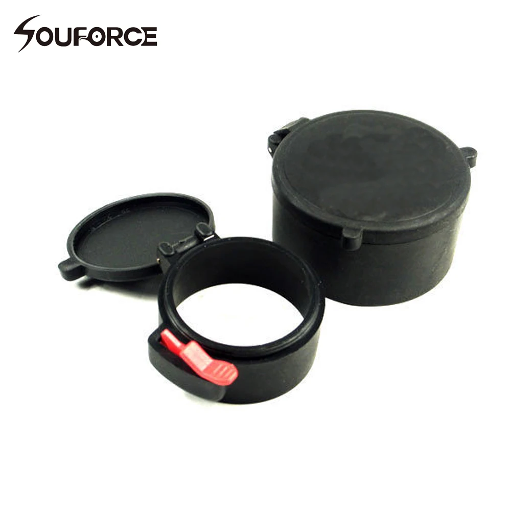 

10 Sets 58mm&43mm Scope Dustproof Cover scope lens covers Rubber Cap for 50mm Lens Rifle Scope Hunting Accessories