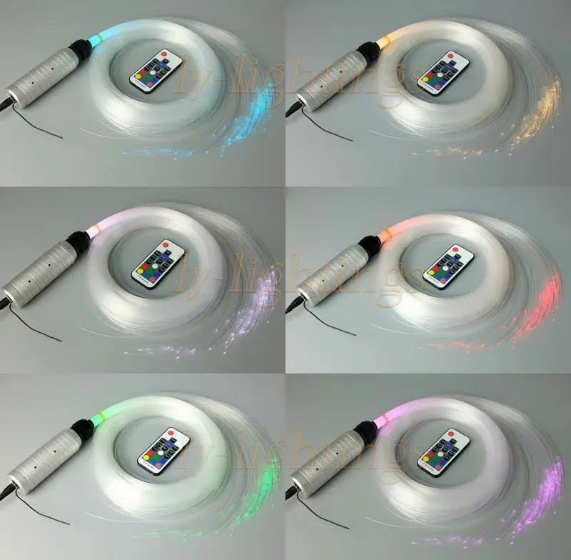 DIY home decoration fiber optic light kit optical fiber lamp RGB bedroom dining room ceiling light