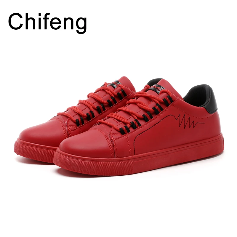 men shoes spring mens casual red and black men's shoe fashion man
