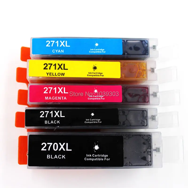 5x совместимый чернильный картридж для Canon PGI-270XL CLI-271XL PIXMA MG5720 MG5721 MG5722 MG6820 MG6821 MG6822