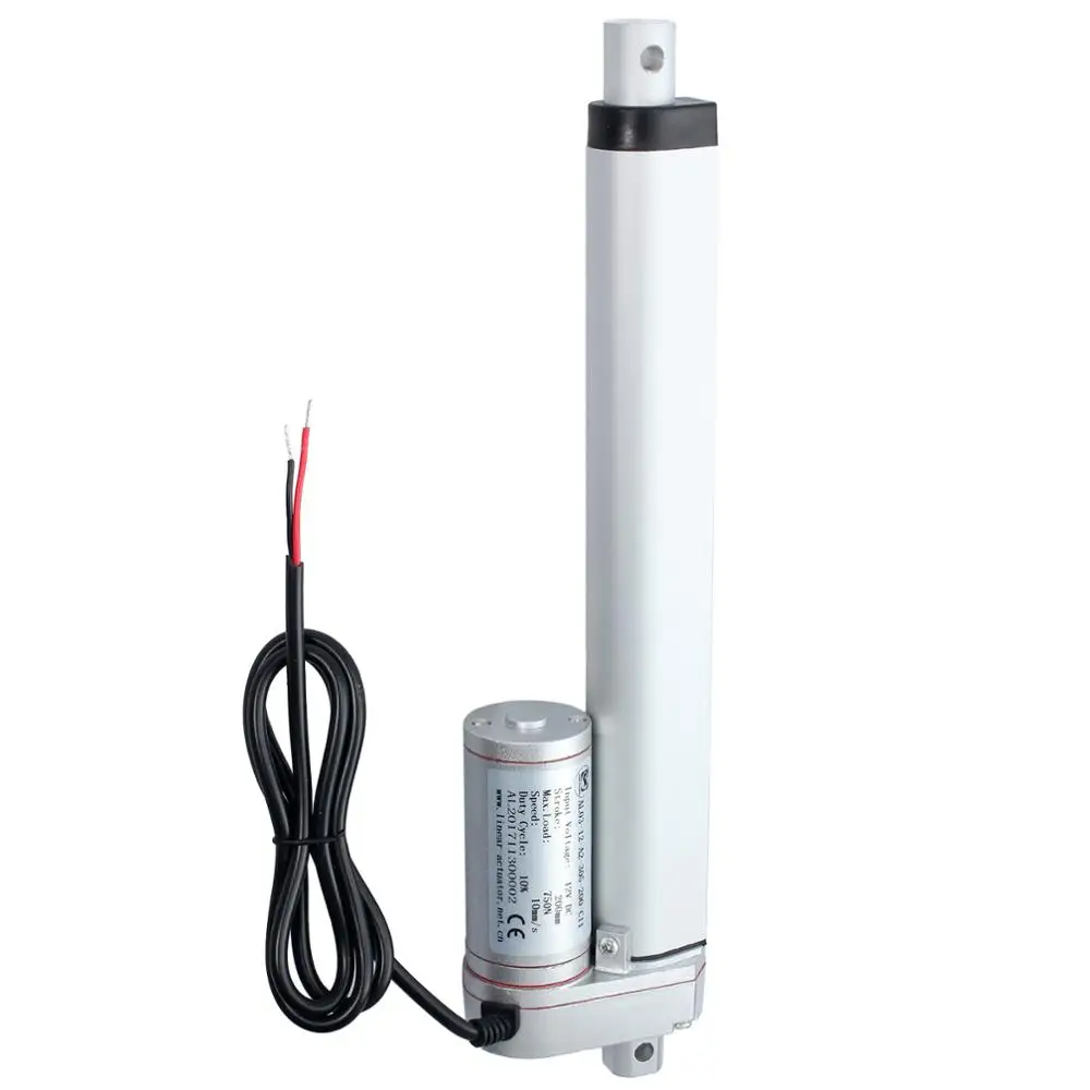 Proster 100mm/200mm Linear Actuator DC 12V Linear Actuator Maximum Push/Pull 140KG Max Lift Stroke Motor atuador linear