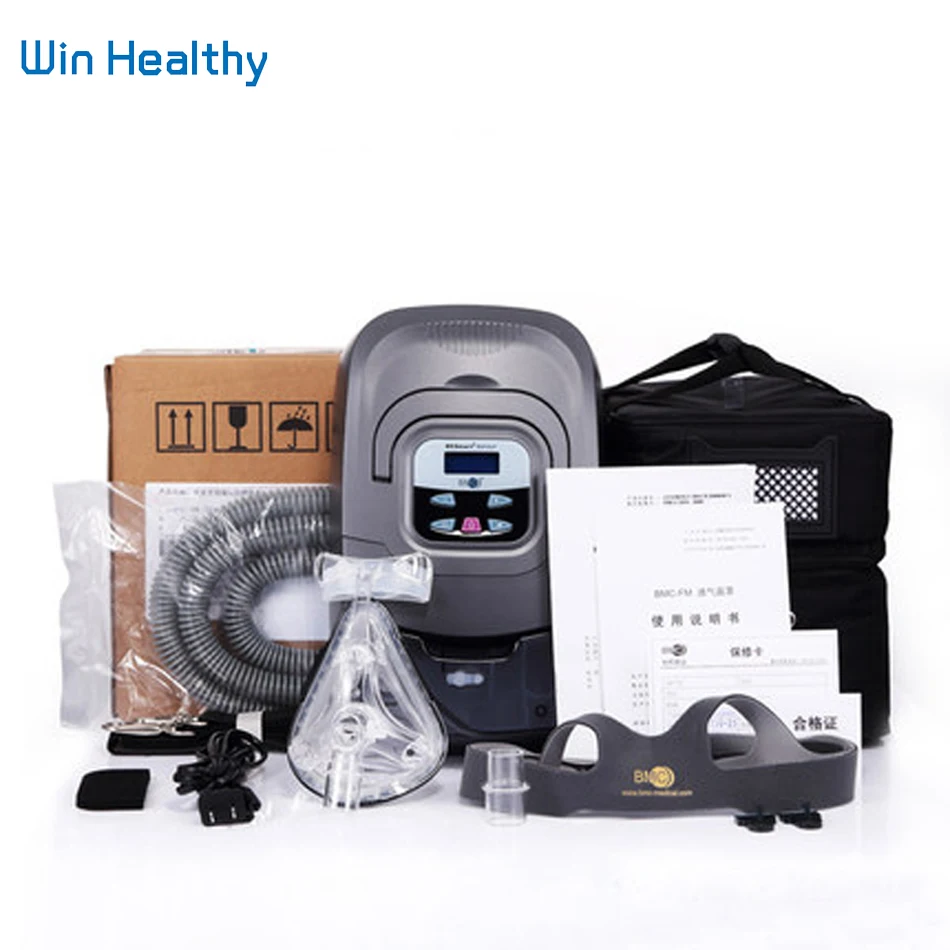 

BMC GI BPAP Machine (25A) Auto/S Mode With Mask Humidifier Carrying Case Therapy Snoring Apnea And COPD Made In Chinese Factory