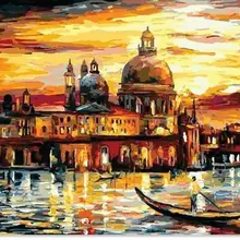 6945 речной Темзы и Лондон-краска по комплекты номеров для взрослых DIY