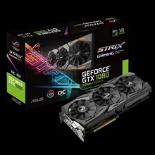 ASUS ROG-STRIX-GTX1080-O8G-11GBPS настольная независимая игровая графика б/у 90% Новинка