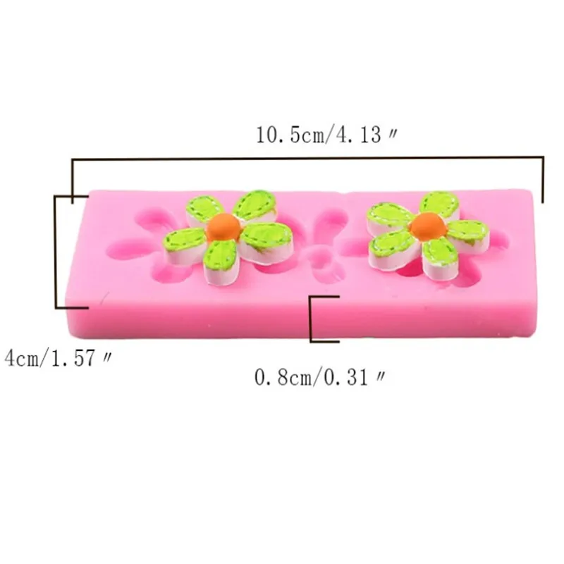 3D Подсолнух Роза силиконовая формочка с цветами украшения боковой части торта изделия из сахара, форма для торта Fondant(сахарная) формы для полимерной глины DIY