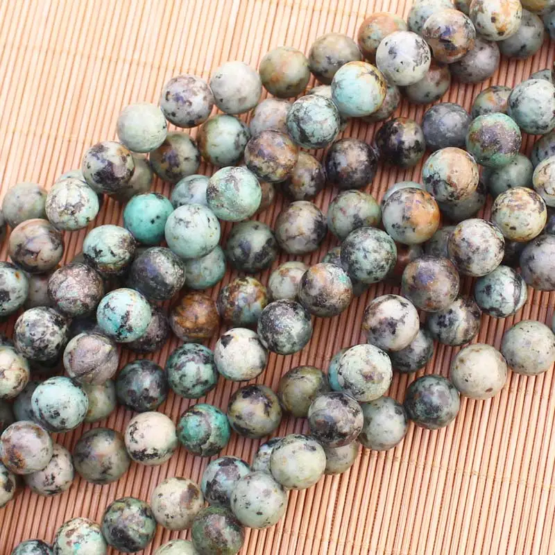 

Natural Africa Turquoises Round beads 15",BeadsFor DIY Jewelry Making !We provide mixed wholesale for all items!