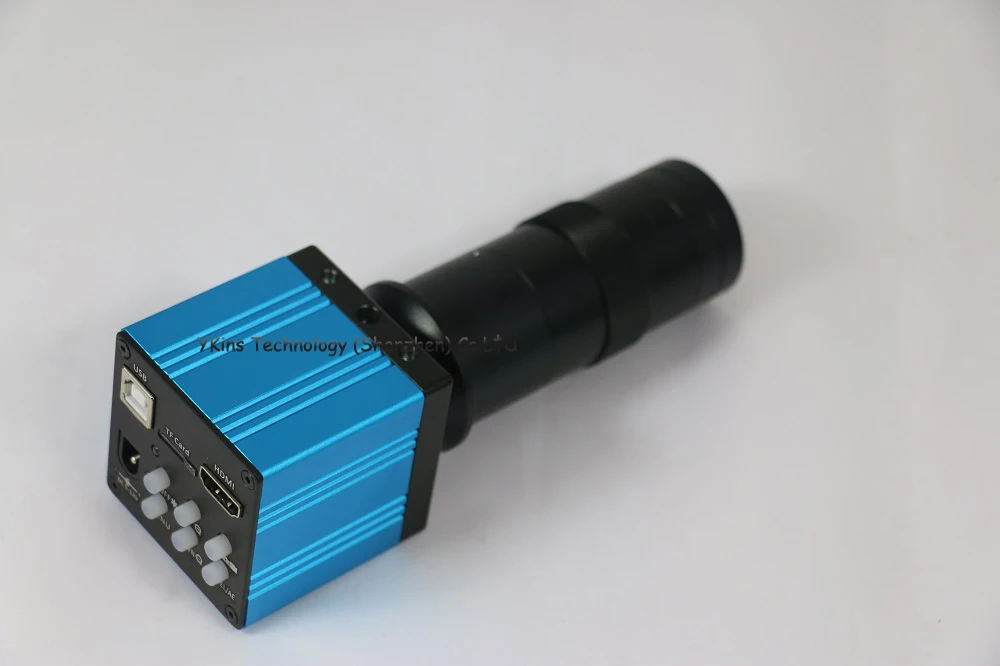 

Free shipping 14MP HDMI Microscope Camera For Industry Lab PCB USB Output TF Card Video Recorder + 7-130XC-mount Lens
