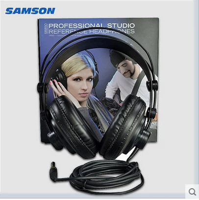 Новые оригинальные Samson SR850 профессиональные мониторные наушники полуоткрытые студийные наушники одна пара две штуки посылка