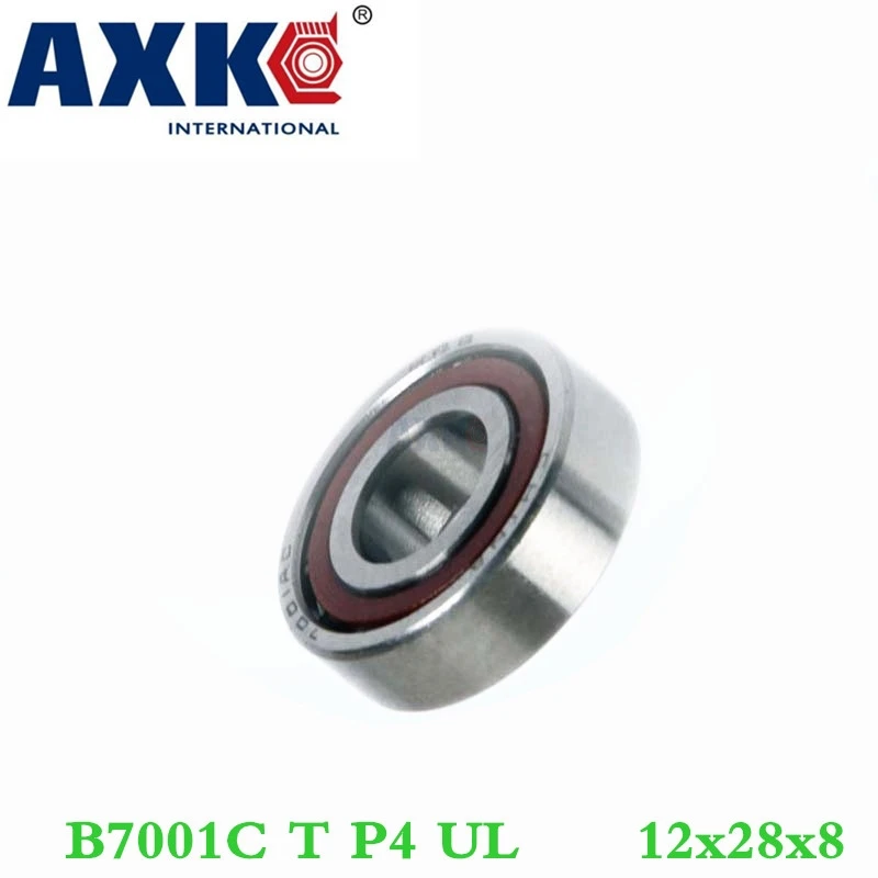 Axk 1 шт. 7001 7001c B7001c T P4 Ul 12x28x8 Угловые контактные подшипники скорость шпиндель Cnc Abec
