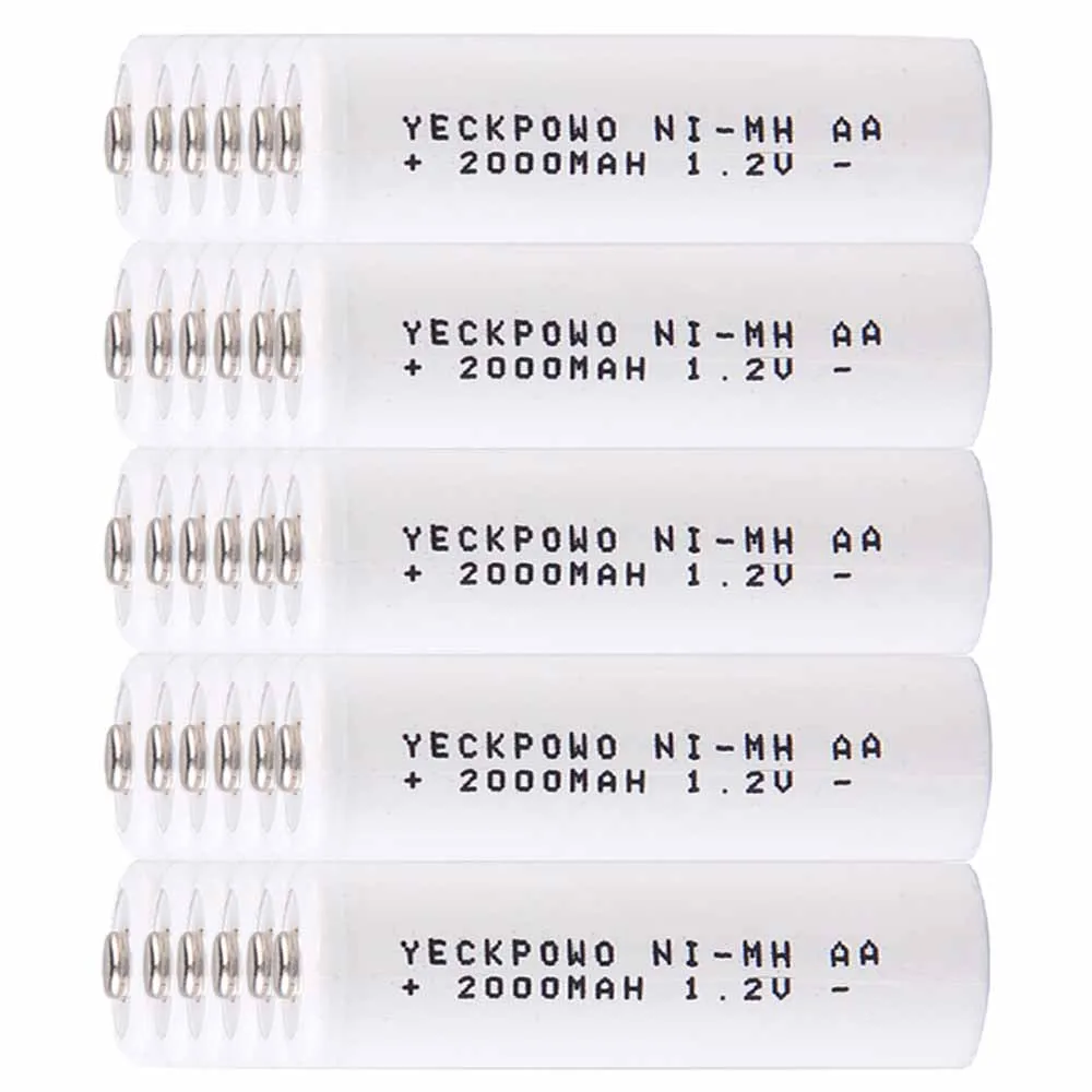 

Lowest price 30 piece AA battery 1.2v batteries rechargeable 2000mAh nimh battery for power tools akkumulator