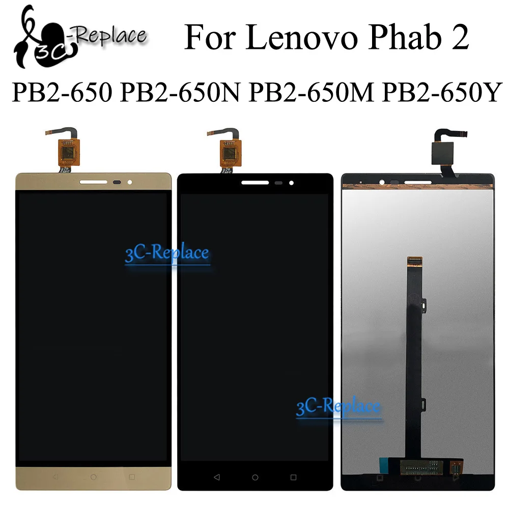 

Original 6.4 inch NEW For Lenovo Phab2 Phab 2 PB2-650 PB2-650N PB2-650M PB2-650Y LCD Display + Touch Screen Digitizer Assembly