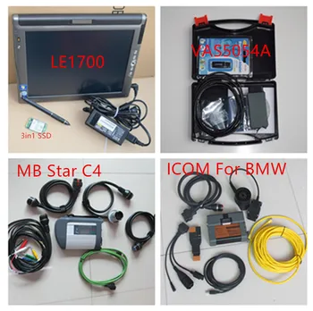 

Best VAS5054A OKI Full Chip ODIS 4.4.1 and MB STAR c4 and ICOM A2 B C D For BMW Diagnostic Tool 3in1 Scanner with Laptop LE1700