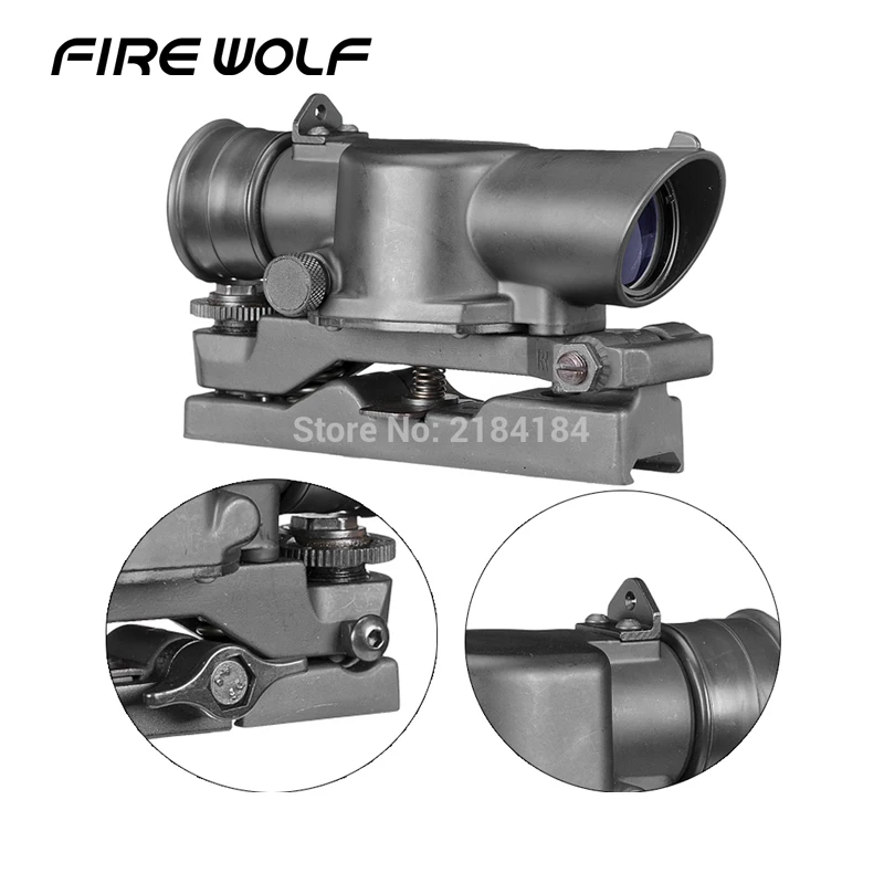 

L85 Susat Iron 3.5x30 Optical Sight Rifle Scope Quick Detach For Airsoft Weaver Mount Comp M4 Optical Instrument Laser