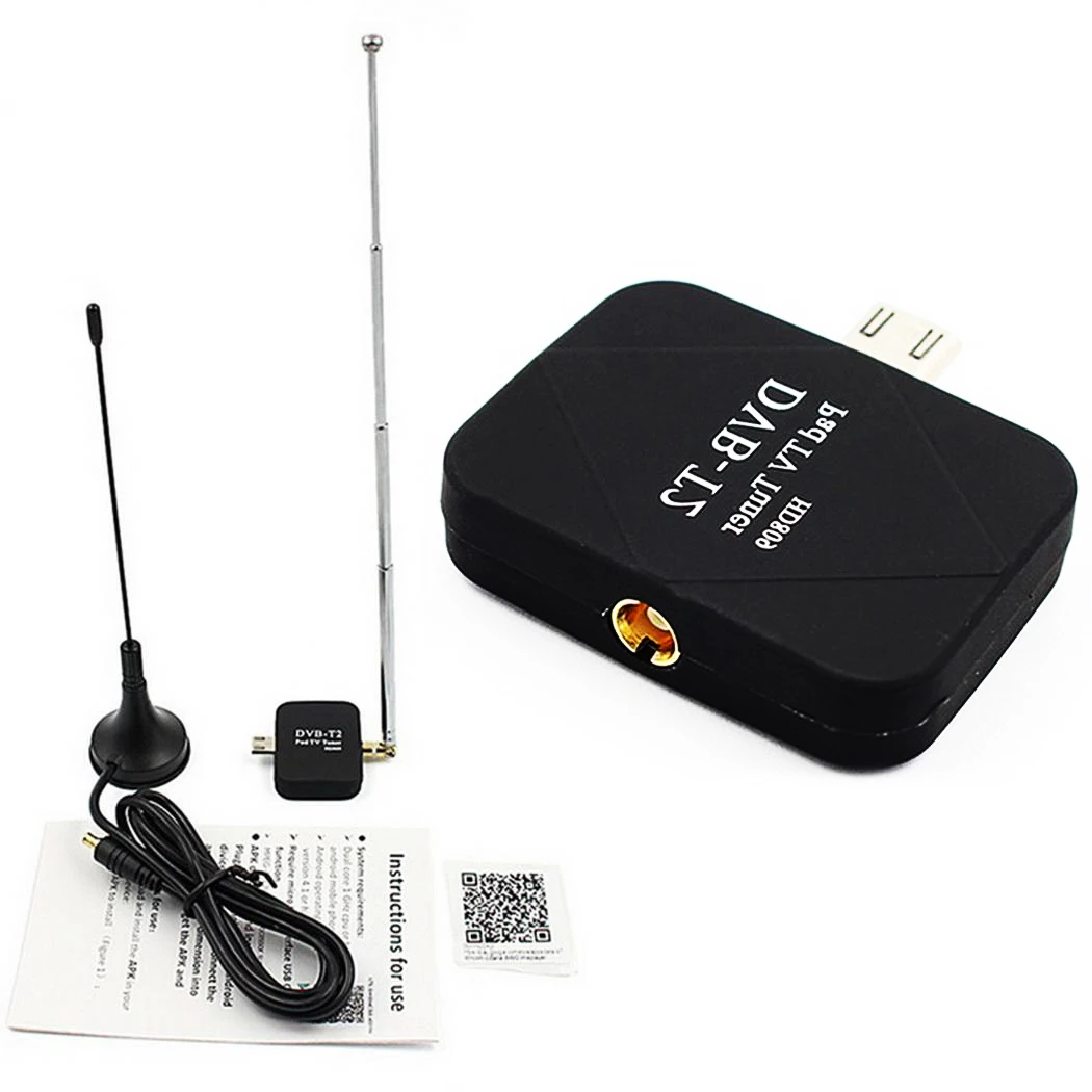 Портативный USB DVB T/T2 ТВ тюнер Палка ключ приемник для Android смартфона|Спутниковое