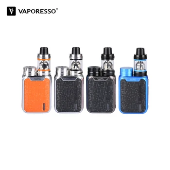 

Original Vaporesso Swag Kit Electronic Cigarette No 18650 With 80W TC Box Mod Vape 3.5ml NRG Tank GT CCELL Coil Head Vaporizer