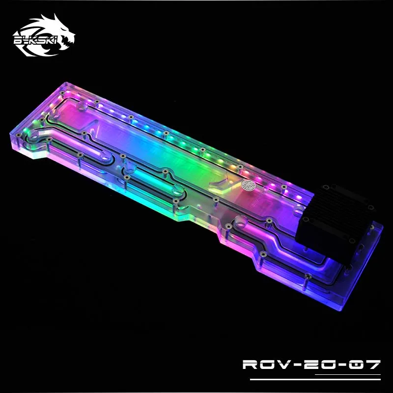 Водная охлаждающая пластина Bykski для ZEAGINAL 07 чехол RBW(5 В)/RGB(12 В) подходит охлаждения