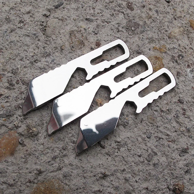 

1Pc Pocket Bottle Opener EDC Outdoor Camping Survival Equipment Portable Tourism Multi Tools Carabiner for Key Accessories