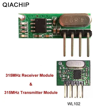

315mhz RF Transmitter and Receiver Superheterodyne UHF ASK Remote Control Module Kit Smart Low Power For Arduino/ARM/MCUDIFODA
