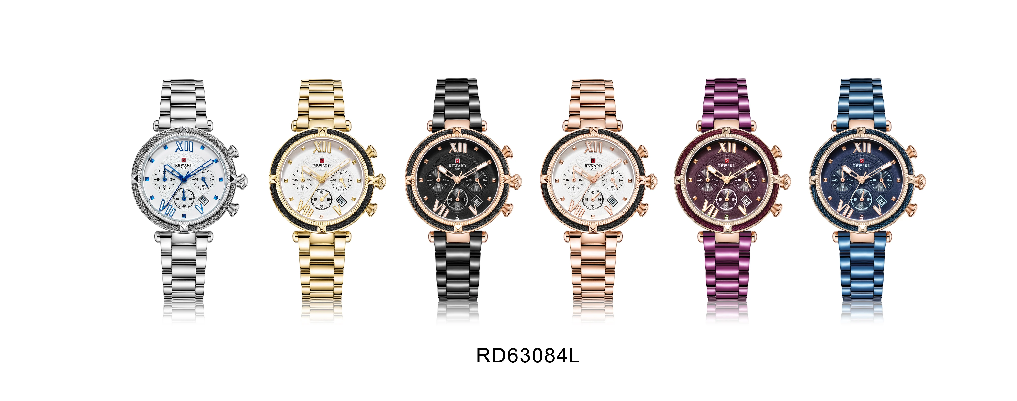 Женские спортивные кварцевые часы с хронографом из розового золота, женские Роскошные наручные часы от ведущего бренда, деловые часы Relogio Feminin