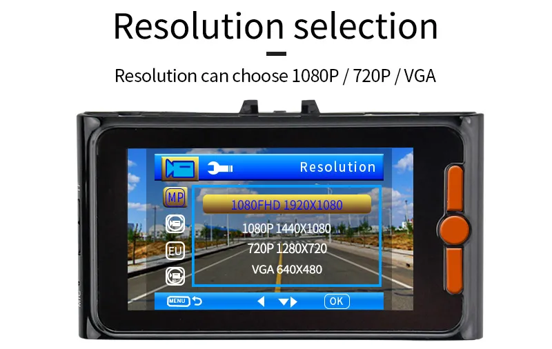 12 dash camera1080p