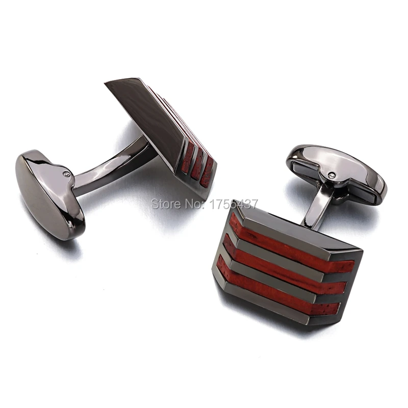 Wood Cuff links (6)
