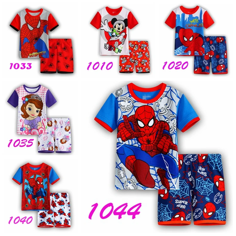 

2017 Newest Summer boys Cartoon Clothes Set Kids Top Suits Chiffon T shirt + short Pants 2 PCS Boutique Short Baby boy Clothes