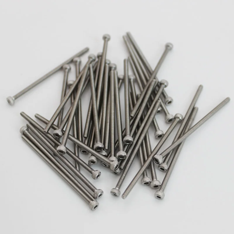 

M2 stainless steel 2mm bolt screws fasteners hex round socket button cap head inner hexagon threaded