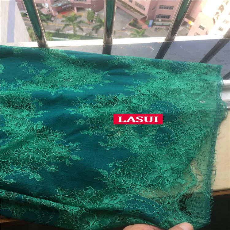 Lasui 1,5 м = 1 шт. высокого качества 23 цвет two-tone красивые ресницы кружевной ткани DIY платье рубашка ткань мягкая кожи C0157