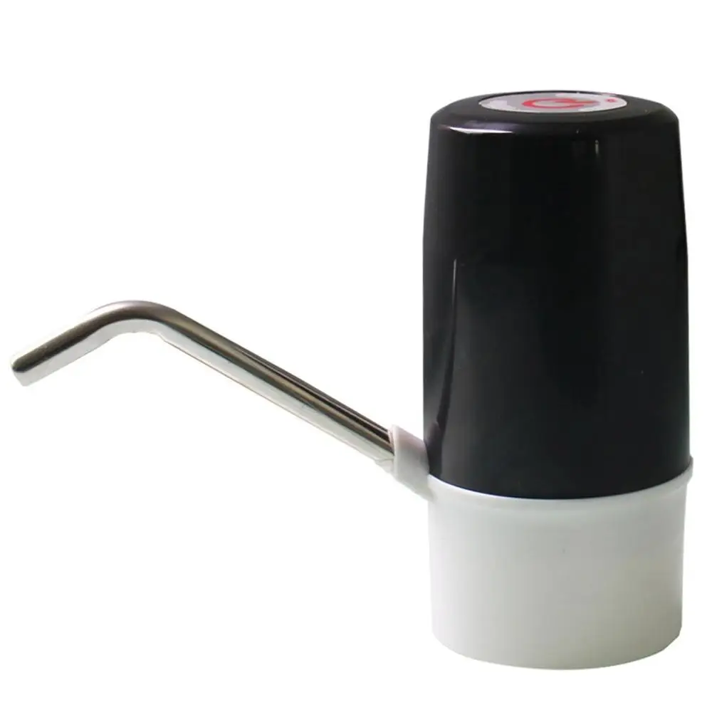 Автоматический электрический портативный диспенсер для водяного насоса USB Перезаряжаемый питьевой дозатор для бутылки Посуда для напитков инструмент для домашнего офиса - Цвет: black