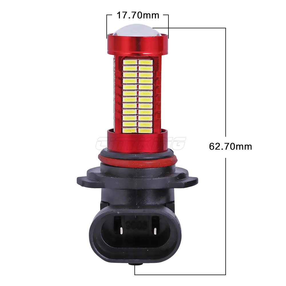 1 шт. HB4 HB3 9005 9006 светодиодный 106smd 4014 30 Вт Светодиодный противотуманный светильник