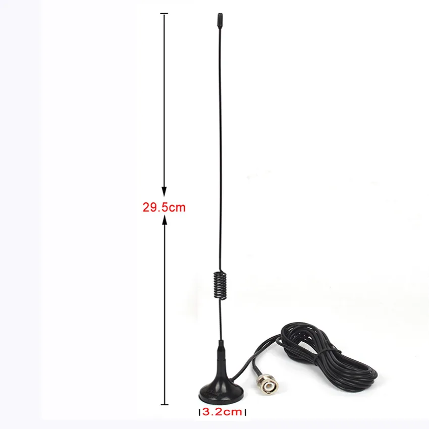 10 шт. HYS UT 102UV двухканальные рации BNC телевизионные антенны Dual Band VHF/UHF 144/430 МГц Ham
