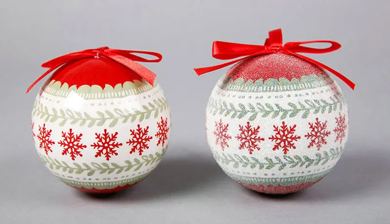 4-10 см Снежинка с цветным рисунком Рождественский шар кулон предметы интерьера кулон День рождения для елки