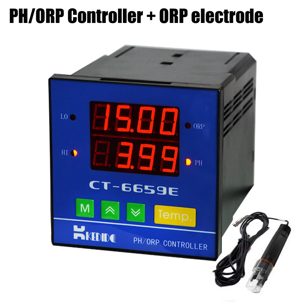 CT 6659E промышленный PH Redox контроллер он лайн pH orp детектор измеритель с 1111 PRO
