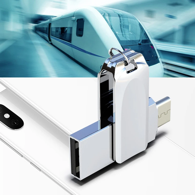  360 Rotation Pendrive OTG Type C 32GB 16GB 128GB USB Flash Drive Type C For Smart Phone Tablet 64GB