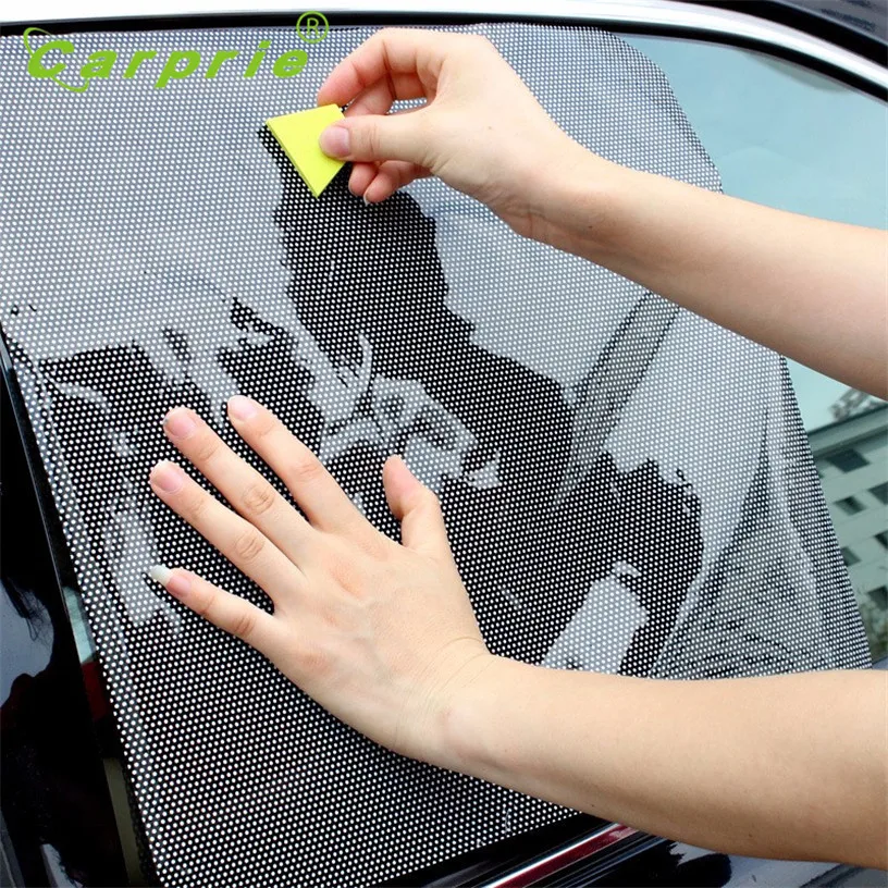 

2019 Hot Selling 2Pcs Car Rear Window Side Sun Shade Cover Block Static Cling Visor Shield Screen Gift Jul 11