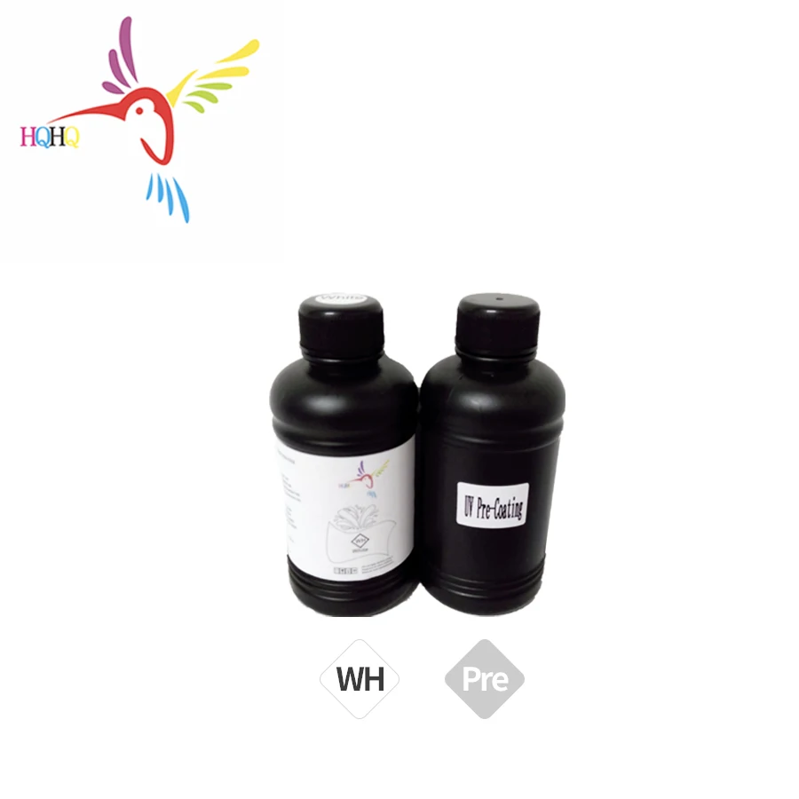 500 мл белые УФ чернила и uvпокрытие для Rioch Gen5 UV планшетный принтер для Epson 5113 1390 1400 1410 L800 R290 R330 принтер