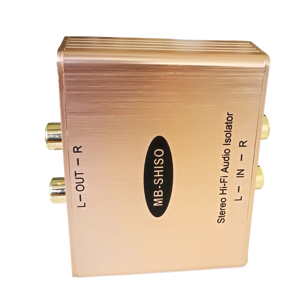 Аналоговый RCA Hi Fi аудиоизоляция с устранением шума L/R аудио заземления изоляции AV