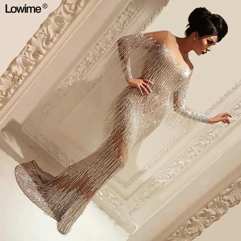 aliexpress evening dresses long sleeve