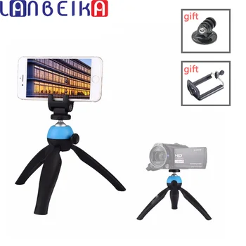 

LANBEIKA Mini Tripod with Detachable Ballhead Travel Tripod For Canon Nikon GoPro 9 8 7 SJCAM Smooth Q Smooth 4 DJI Mobile Phone