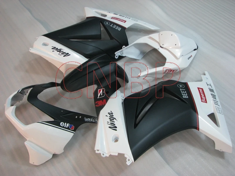 Обтекатель из АБС-пластика для Kawasaki Zx250r 2008 - 2014 Обтекатели белого и черного цвета