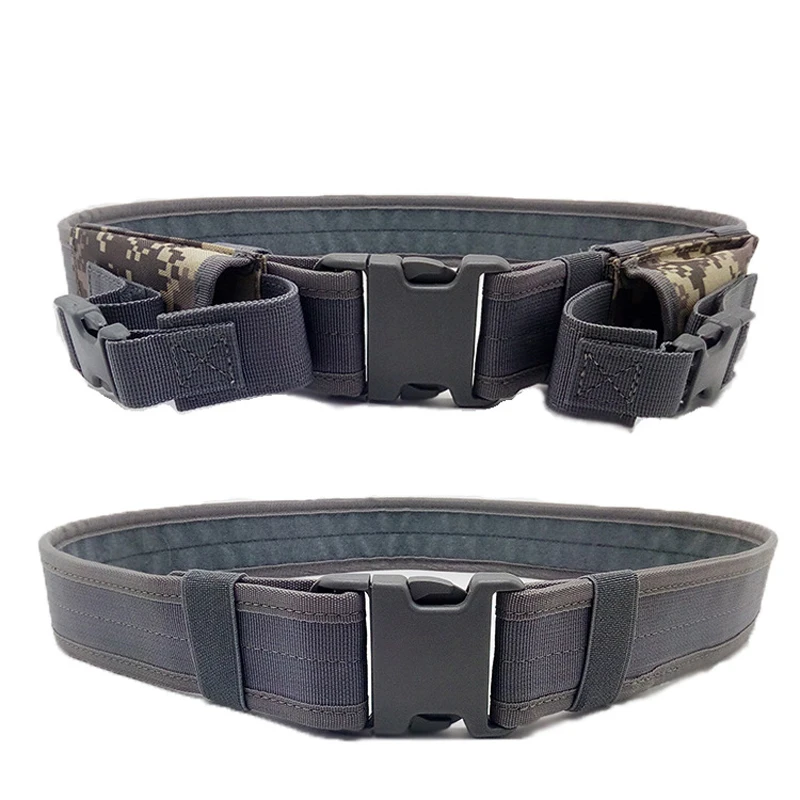 Mens Airsoft Belt Tactical Military Molle Gear Canvas Belts Outdoor Hunt Rigger Strap Pistol