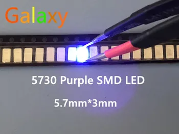

1000PCS 5630/5730 SMD/SMT UV/PURPLE Color SMD SMT 5730 LED light Chip- (1.8~3.4V / ) 385-415NM