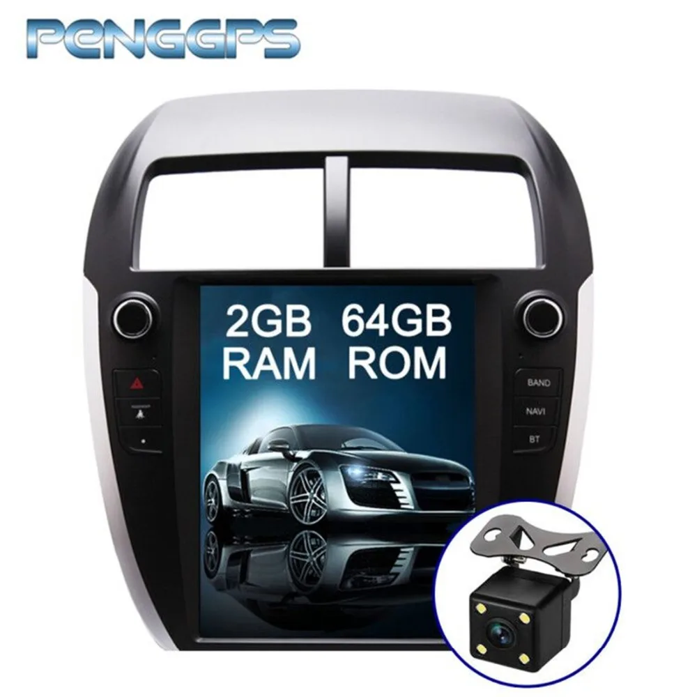 

10.4" IPS Screen Android 7.1 for Mitsubishi ASX RVR 2010-2018 Outlander 2012-2014 GPS Navigation DVD Player Tesla Style Headunit