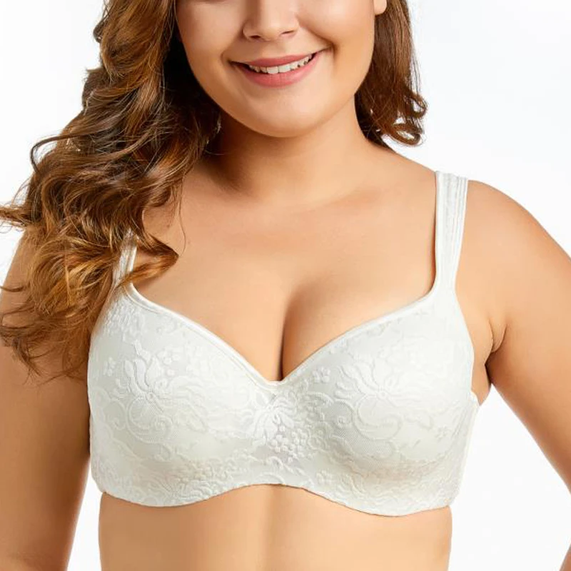 36 38 40 42 44 C D DD E F G H baiclothing Женская плюс размеры полный охват косточках широкий