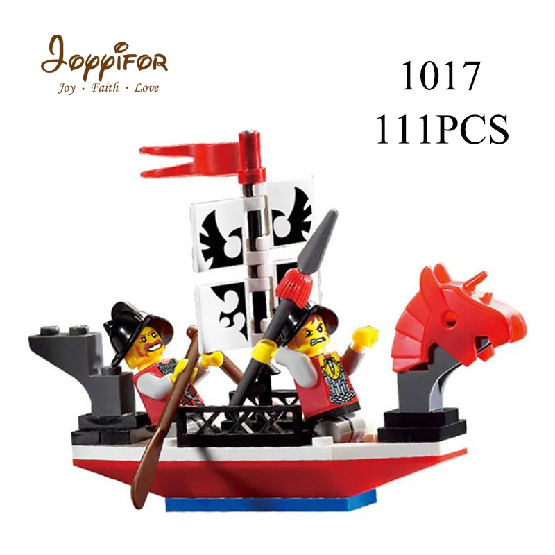 

Joyyifor Medieval Castle Prison Raids Ship Boat Model Building Blocks Action Figure Toys Compatible LegoINGlys For Children Gift
