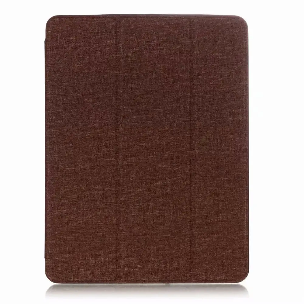 For ipad 5/6 Air 1/2 Smart Case for iPad 9.7 New Tablet Magnetic Folding PU Leather Funda Cover With Pencil Holder - Цвет: brown