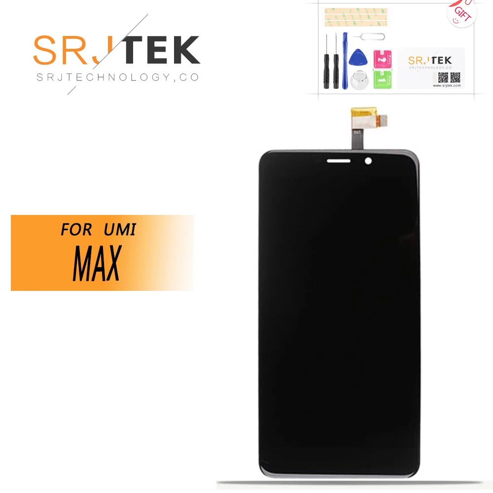 

5.5'' LCD For Umi MAX LCD Display+Touch Screen Digitizer Replacement For Umi MAX F-550028X2N LCD Screen+Free tools+adhesive