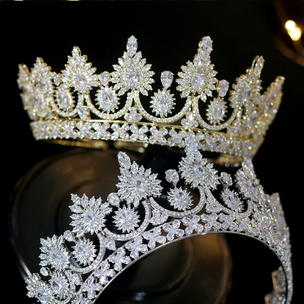 Luxury European retro  crown bride crown banquet wedding dress jewelry accessories A00345