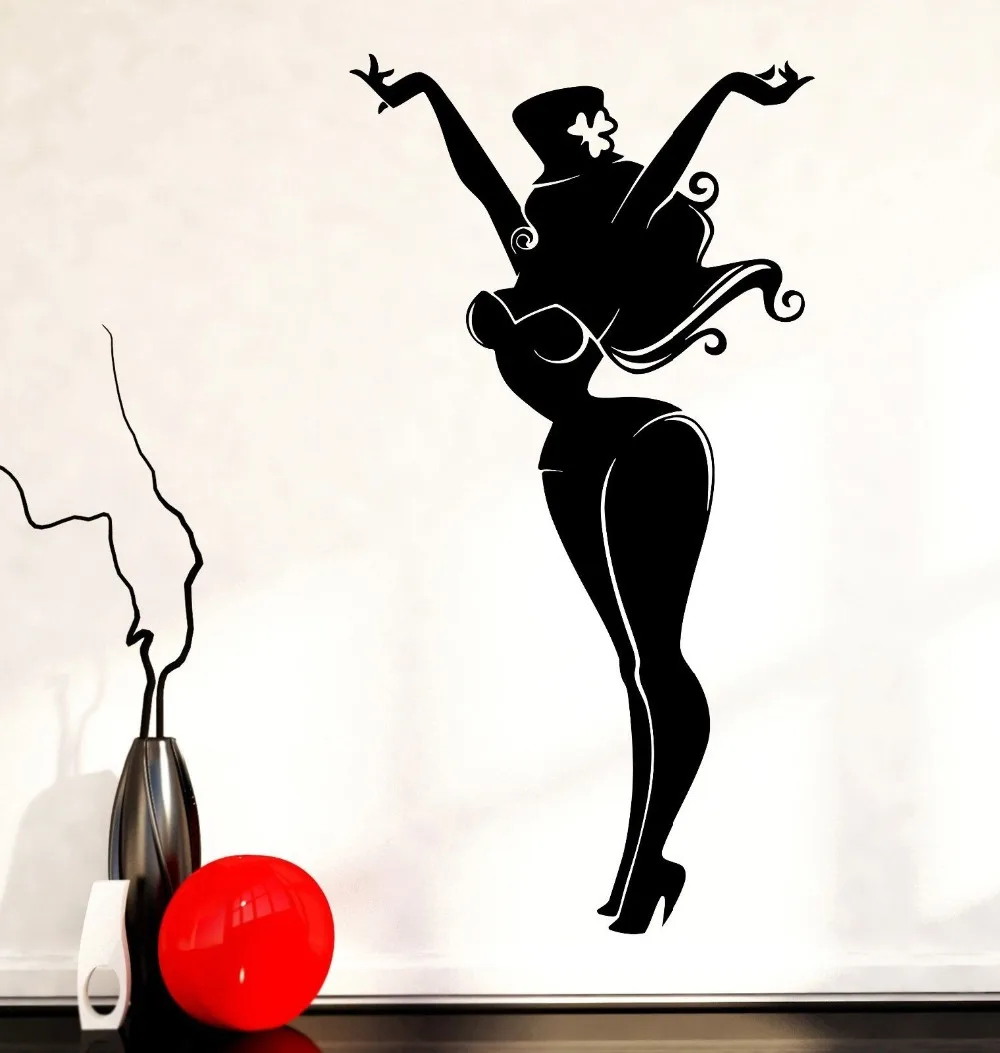 Wall Decal Irish Ireland Pin Up Girl Vinyl Sticker